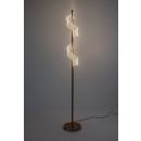 Rabalux 74415 LED stojacia lampa Zofrael | 12W integrovaný LED zdroj | 760lm | 3000K | vypínač | zlatá