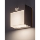 Rabalux 7479 LED vonkajšie nástenné svietidlo s pohybovým čidlom Balimo 1x12W | 560lm | 4000K | IP44 - biela