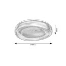 Rabalux 75059 LED kúpeľňové stropné svietidlo Dolcino | 24W integrovaný LED zdroj | 2100lm | 4000K | biela