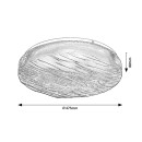 Rabalux 75062 LED kúpeľňové stropné svietidlo Luvia | 36W integrovaný LED zdroj | 2900lm | 4000K | biela