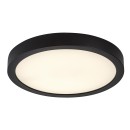 Rabalux 75076 LED vonkajšie stropné svietidlo ShaunPlus | 30W integrovaný LED zdroj | 3000lm | 4000K | čierna