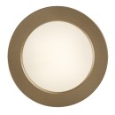 Rabalux 75077 LED vonkajšie stropné svietidlo ShaunPlus | 7W integrovaný LED zdroj | 660lm | 4000K | zlatá