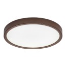 Rabalux 75080 LED vonkajšie stropné svietidlo Maurec | 18W integrovaný LED zdroj | 1540lm | 3000/4000/6000K | hnedá