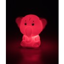 Rabalux 76042 LED stolná lampička Lightimals | 0,1W integrovaný LED zdroj | vypínač | rgb - farebné | biela