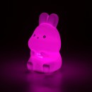 Rabalux 76043 LED stolná lampička Lightimals | 0,1W integrovaný LED zdroj | vypínač | rgb - farebné | biela