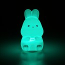 Rabalux 76043 LED stolná lampička Lightimals | 0,1W integrovaný LED zdroj | vypínač | rgb - farebné | biela