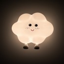 Rabalux 76045 LED stolná lampička Dreamies | 3W integrovaný LED zdroj | 40lm | 3000K | vypínač | rgb - farebné | biela