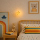 Rabalux 76046 LED stolná lampička Dreamies | 3W integrovaný LED zdroj | 40lm | 3000K | vypínač | rgb - farebné