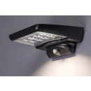 Rabalux 98077014 LED solárne vonkajšie nástenné svietidlo Moselle | 4W integrovaný LED zdroj | 300lm | 4000K