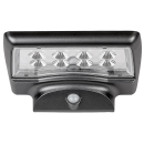 Rabalux 98077014 LED solárne vonkajšie nástenné svietidlo Moselle | 4W integrovaný LED zdroj | 300lm | 4000K