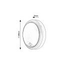 Rabalux 98077029 LED vonkajšie nástenné svietidlo Hitura | 15W integrovaný LED zdroj | 1500lm | 4000K