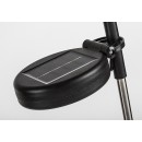 Rabalux 77043 LED solárne vonkajšie nástenné svietidlo Tavira | 0,1W integrovaný LED zdroj | 3lm | 3000K | čierna