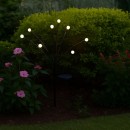 Rabalux 77043 LED solárne vonkajšie nástenné svietidlo Tavira | 0,1W integrovaný LED zdroj | 3lm | 3000K | čierna