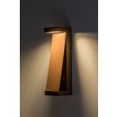 Rabalux 77068 LED vonkajšie nástenné svietidlo Bradu | 12W integrovaný LED zdroj | 890lm | 3000K | hnedá
