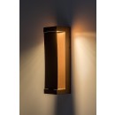 Rabalux 77068 LED vonkajšie nástenné svietidlo Bradu | 12W integrovaný LED zdroj | 890lm | 3000K | hnedá