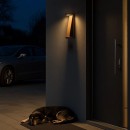 Rabalux 77068 LED vonkajšie nástenné svietidlo Bradu | 12W integrovaný LED zdroj | 890lm | 3000K | hnedá