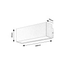 Rabalux 98077076 LED vonkajšie nástenné svietidlo Mataro  | 10W integrovaný LED zdroj | 970lm | 4000K