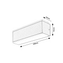 Rabalux 98077114 LED vonkajšie nástenné svietidlo Mataro  | 12W integrovaný LED zdroj | 950lm | 3000K