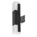 Rabalux 98077127 LED vonkajšie nástenné svietidlo Darvas | 12W integrovaný LED zdroj | 830lm | 2700+4000K