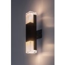 Rabalux 98077127 LED vonkajšie nástenné svietidlo Darvas | 12W integrovaný LED zdroj | 830lm | 2700+4000K