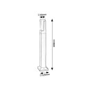 Rabalux 98077128 LED záhradný stĺpik Darvas  | 7W integrovaný LED zdroj | 450lm | 2700+4000K