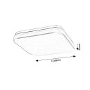 Rabalux 98077138 LED vonkajšie stropné svietidlo Lowar  | 18W integrovaný LED zdroj | 1150lm | 4000K