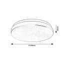 Rabalux 98077139 LED vonkajšie stropné svietidlo Lowar  | 24W integrovaný LED zdroj | 1450lm | 3000K