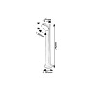 Rabalux 98077149 LED záhradný stĺpik Wengen  | 12W integrovaný LED zdroj | 790lm | 3000K