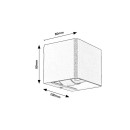 Rabalux 98077169 LED vonkajšie nástenné svietidlo Hallstatt  | 10W integrovaný LED zdroj | 320lm | 3000K