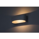 Rabalux 77178 LED vonkajšie nástenné svietidlo Gerla | 9W integrovaný LED zdroj | 370lm | 3000K | biela