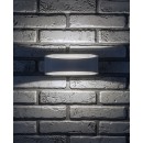 Rabalux 77178 LED vonkajšie nástenné svietidlo Gerla | 9W integrovaný LED zdroj | 370lm | 3000K | biela