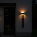 Rabalux 77179 LED vonkajšie nástenné svietidlo Gerla | 9W integrovaný LED zdroj | 400lm | 3000K | antracit