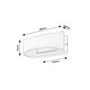 Rabalux 77180 LED vonkajšie nástenné svietidlo Gerla | 9W integrovaný LED zdroj | 400lm | 3000K | hnedá
