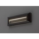 Rabalux 77189 LED vonkajšie nástenné svietidlo Kavala | 6W integrovaný LED zdroj | 300lm | 3000/4000/6000K | čierna