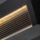 Rabalux 77189 LED vonkajšie nástenné svietidlo Kavala | 6W integrovaný LED zdroj | 300lm | 3000/4000/6000K | čierna
