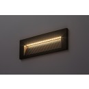 Rabalux 77190 LED vonkajšie nástenné svietidlo Kavala | 6W integrovaný LED zdroj | 250lm | 3000/4000/6000K | čierna