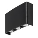 Rabalux 77192 LED vonkajšie nástenné svietidlo Portel | 5W integrovaný LED zdroj | 450lm | 2700/4000K | čierna