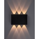 Rabalux 77192 LED vonkajšie nástenné svietidlo Portel | 5W integrovaný LED zdroj | 450lm | 2700/4000K | čierna