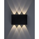 Rabalux 77192 LED vonkajšie nástenné svietidlo Portel | 5W integrovaný LED zdroj | 450lm | 2700/4000K | čierna