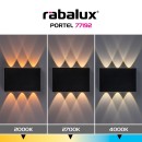 Rabalux 77192 LED vonkajšie nástenné svietidlo Portel | 5W integrovaný LED zdroj | 450lm | 2700/4000K | čierna