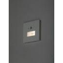 Rabalux 77198 LED vonkajšie nástenné svietidlo Lunca | 1W integrovaný LED zdroj | 50lm | 3000/4500/6500K | pohybové čidlo | biela