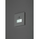 Rabalux 77198 LED vonkajšie nástenné svietidlo Lunca | 1W integrovaný LED zdroj | 50lm | 3000/4500/6500K | pohybové čidlo | biela