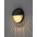 Rabalux 77203 LED solárne vonkajšie nástenné svietidlo Lermos | 0,1W integrovaný LED zdroj | 3lm | 3000K | čierna