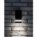 Rabalux 77209 LED vonkajšie nástenné svietidlo Urfa Line | 9W integrovaný LED zdroj | 810lm | 3000/4000/6000K | antracit