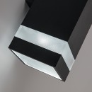Rabalux 77210 LED vonkajšie nástenné svietidlo Urfa Line | 16W integrovaný LED zdroj | 1500lm | 3000/4000/6000K | antracit