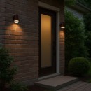 Rabalux 77211 LED vonkajšie nástenné svietidlo Urfa Line | 9W integrovaný LED zdroj | 800lm | 3000/4000/6000K | hnedá
