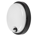 Rabalux 77213 LED vonkajšie nástenné svietidlo Lonato | 18W integrovaný LED zdroj | 1730lm | 4000K | pohybové čidlo | čierna