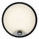 Rabalux 77213 LED vonkajšie nástenné svietidlo Lonato | 18W integrovaný LED zdroj | 1730lm | 4000K | pohybové čidlo | čierna