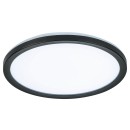 Rabalux 7774 LED vonkajšia stropnica Inverness 1x15W | 1190lm | 2700-6500K | IP44 - diaľkové ovládanie, stmievateľná, nočný režim,WiFi, časovač, čierna