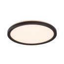 Rabalux 7774 LED vonkajšia stropnica Inverness 1x15W | 1190lm | 2700-6500K | IP44 - diaľkové ovládanie, stmievateľná, nočný režim,WiFi, časovač, čierna